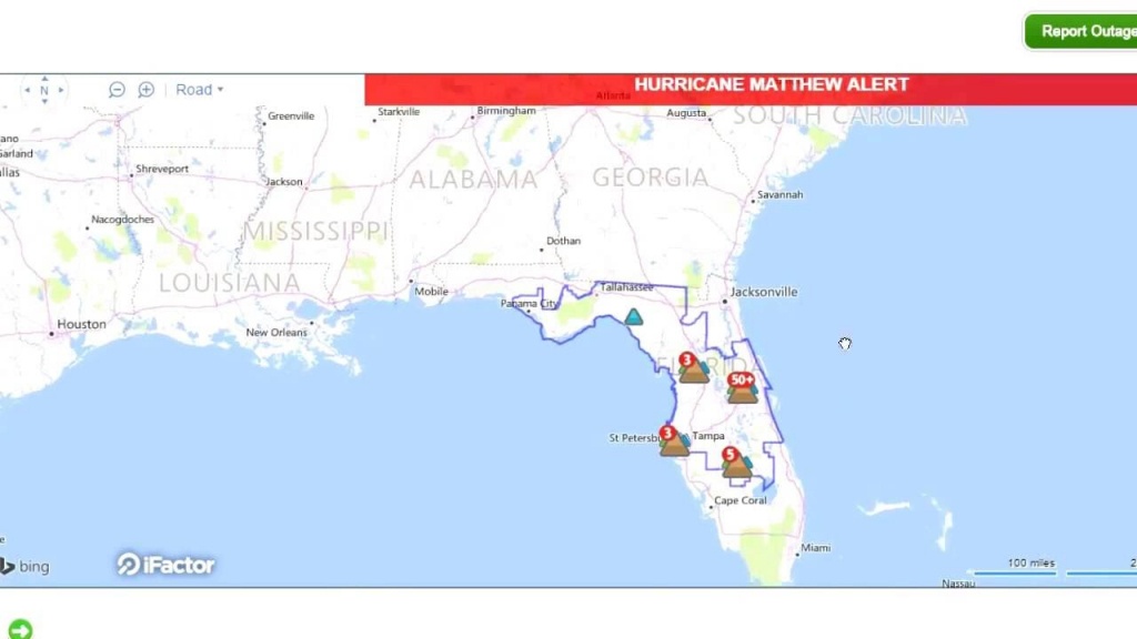 Interactive Live Map Shows Power Outages In Florida! - Power Outages In Florida Map