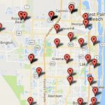 Interactive Map: Gas Pump Skimmers Found In Palm Beach County   Map Of Palm Beach County Florida