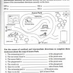 Intermediate Directions Worksheet | Graphic Design & Logos | Map   Map Reading Quiz Printable