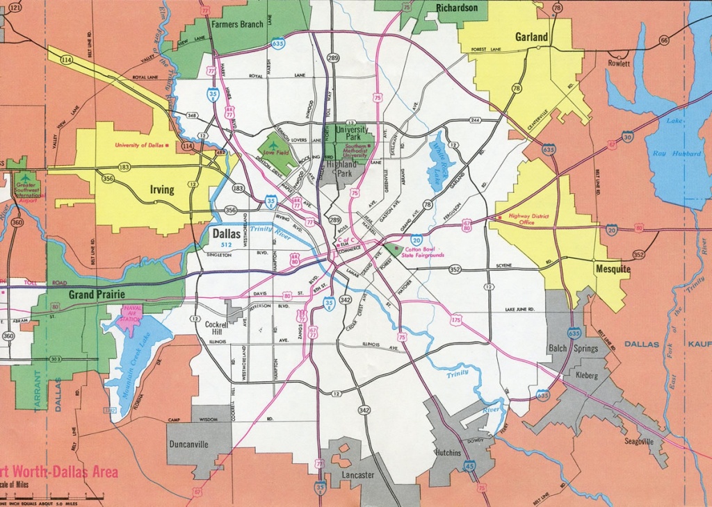 Interstate 635 Texas - Interstate-Guide - Dallas Texas Highway Map