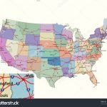Interstate Highway Map Of Us Usa Highways At Major In New And   Printable Us Map With Interstate Highways