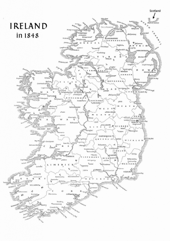 Ireland Geography - Basic Facts About The Island - Printable Map Of Ireland Counties And Towns