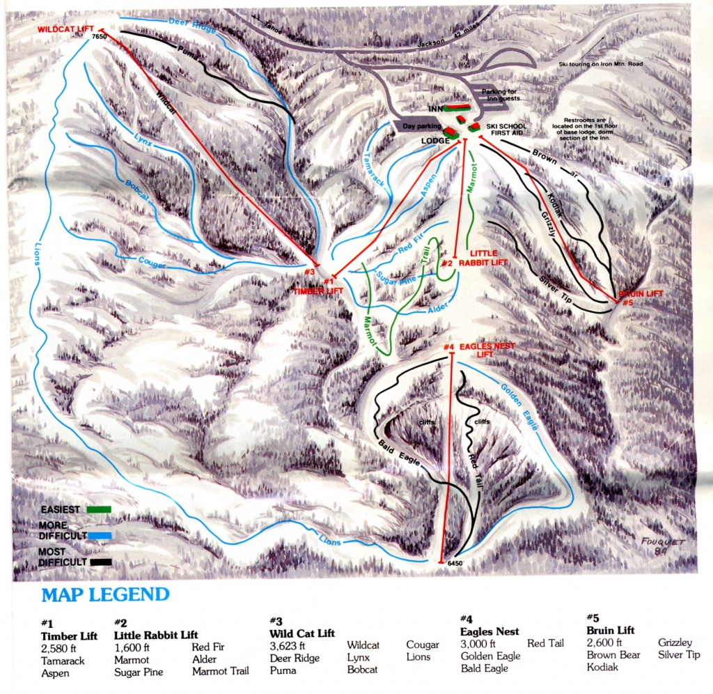 Iron Mountain - Skimap - Southern California Ski Resorts Map