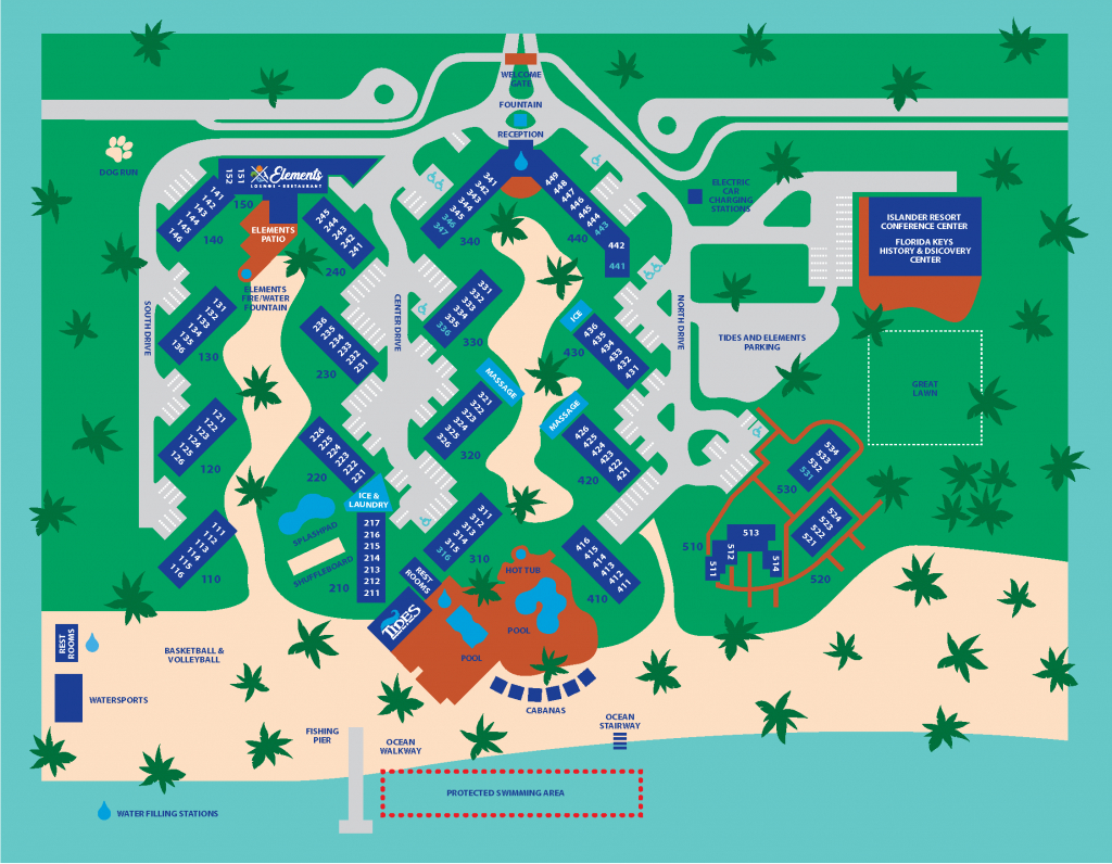 Islander Resort Map | Islander Resort - Map Of Florida Keys Resorts