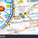 Italy Texas Usa On Map Stock Photo (Edit Now) 794436151   Italy Texas Map