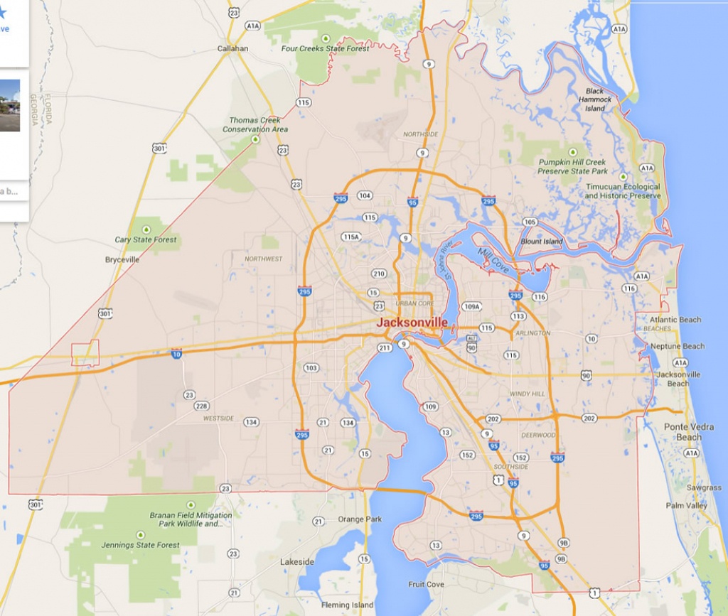 Jacksonville Florida Map - Google Maps Port Charlotte Florida