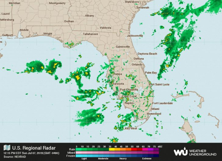 Jacksonville Radar | Weather Underground - Florida Weather Map Today ...