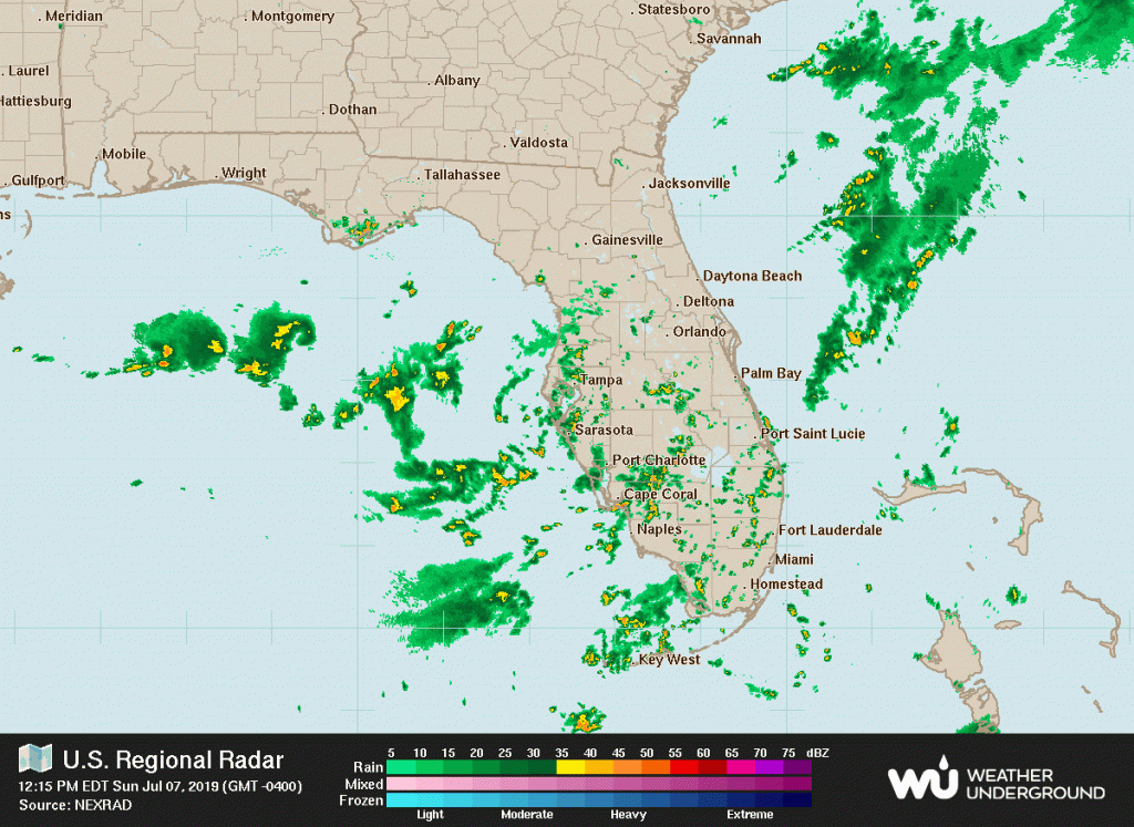 Jacksonville Radar | Weather Underground - Florida Weather Map Today