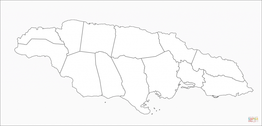 Jamaica Map Coloring Page | Free Printable Coloring Pages - Printable Map Of Jamaica