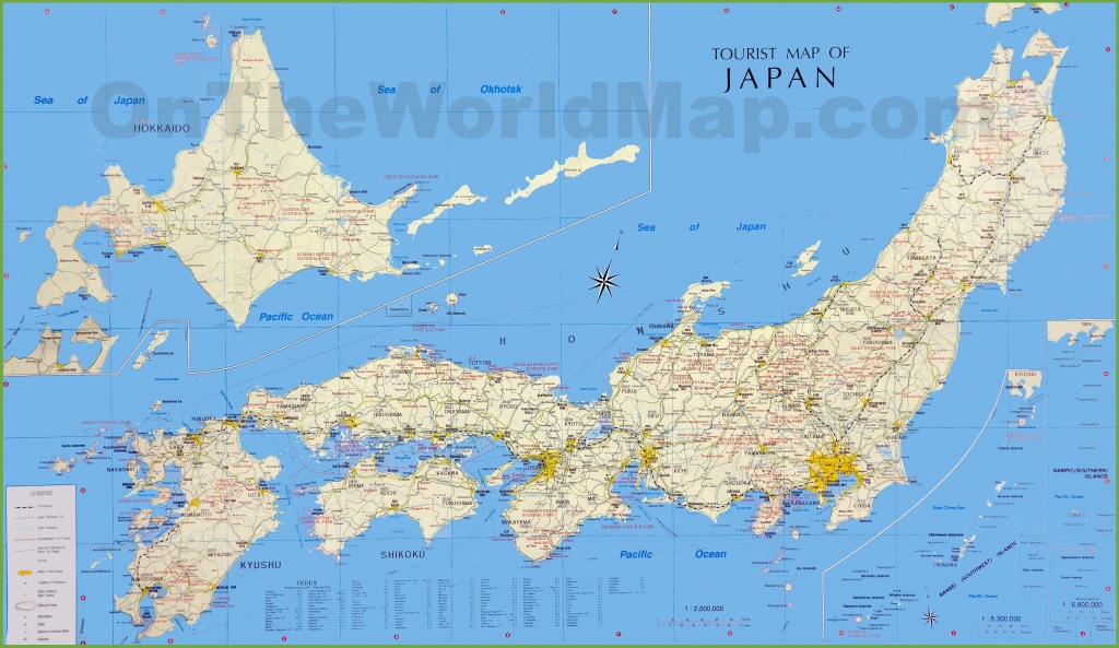 Japan Tourist Map - Printable Map Of Japan With Cities
