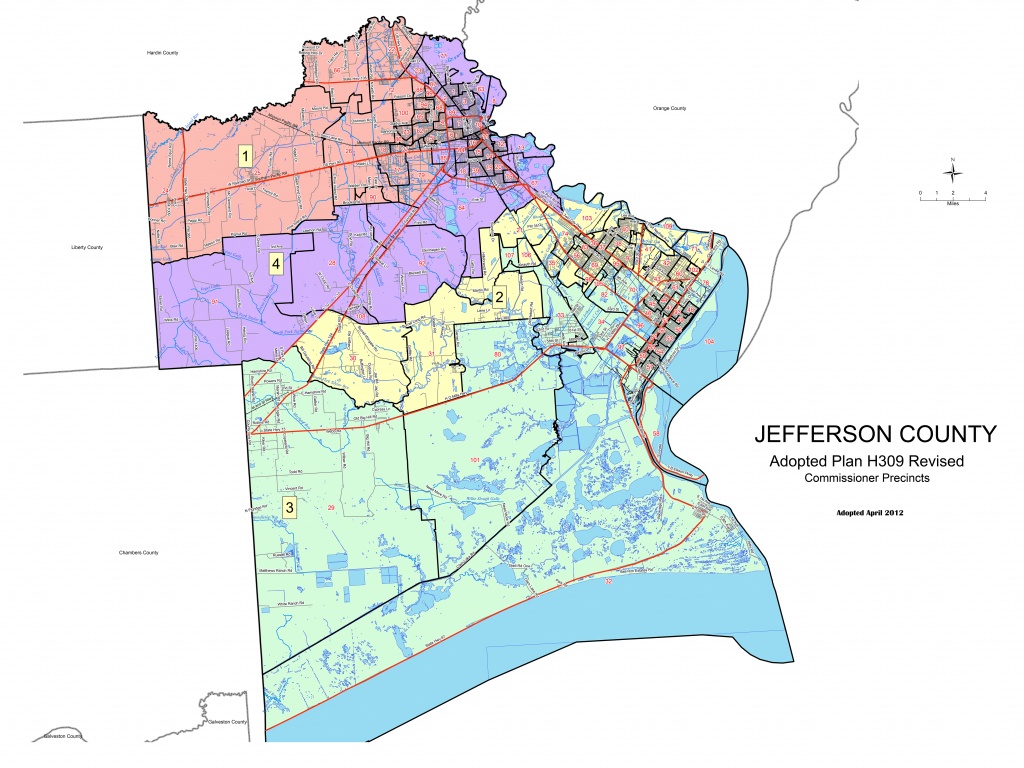 Jefferson County, Texas Elections - Jefferson County Texas Map