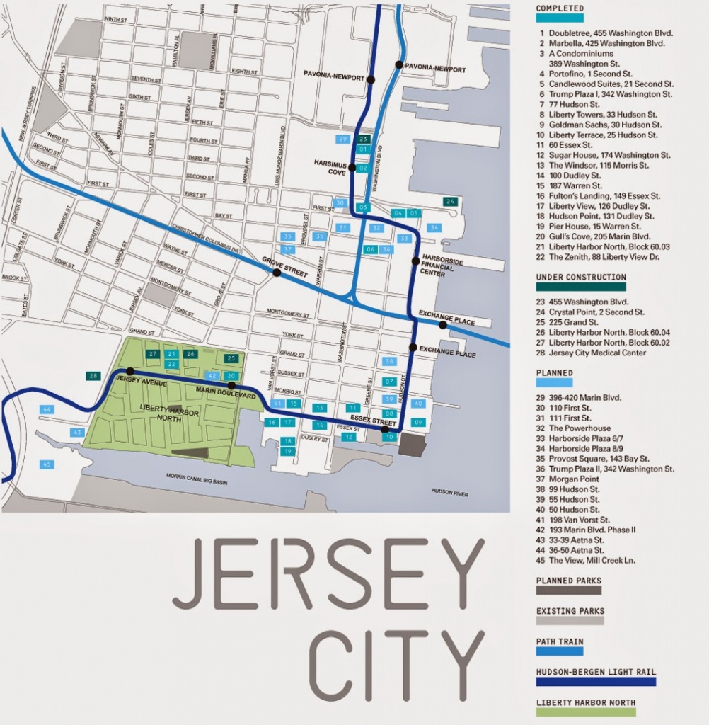 Jersey City Map Free Printable Maps - vrogue.co