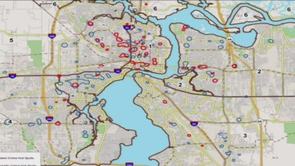 Jso Map Shows City&amp;#039;s Crime Hotspots - Orange County Florida Crime Map