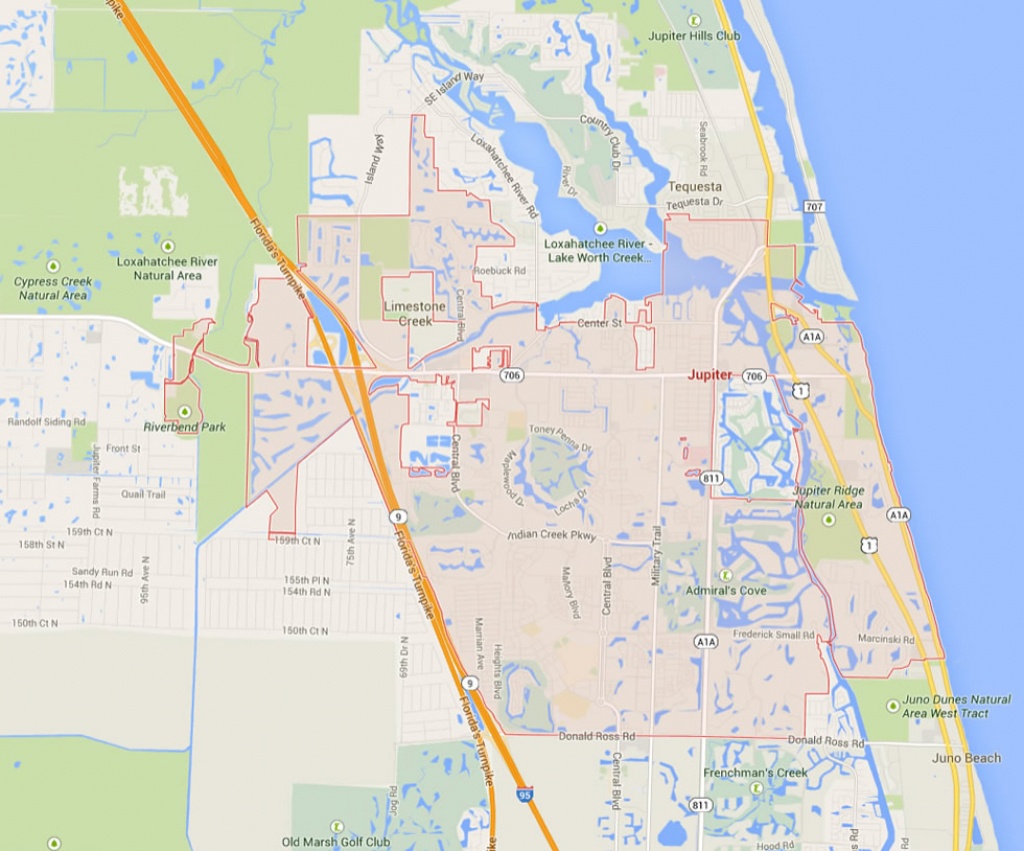 Jupiter Florida Map - Google Maps Jupiter Florida
