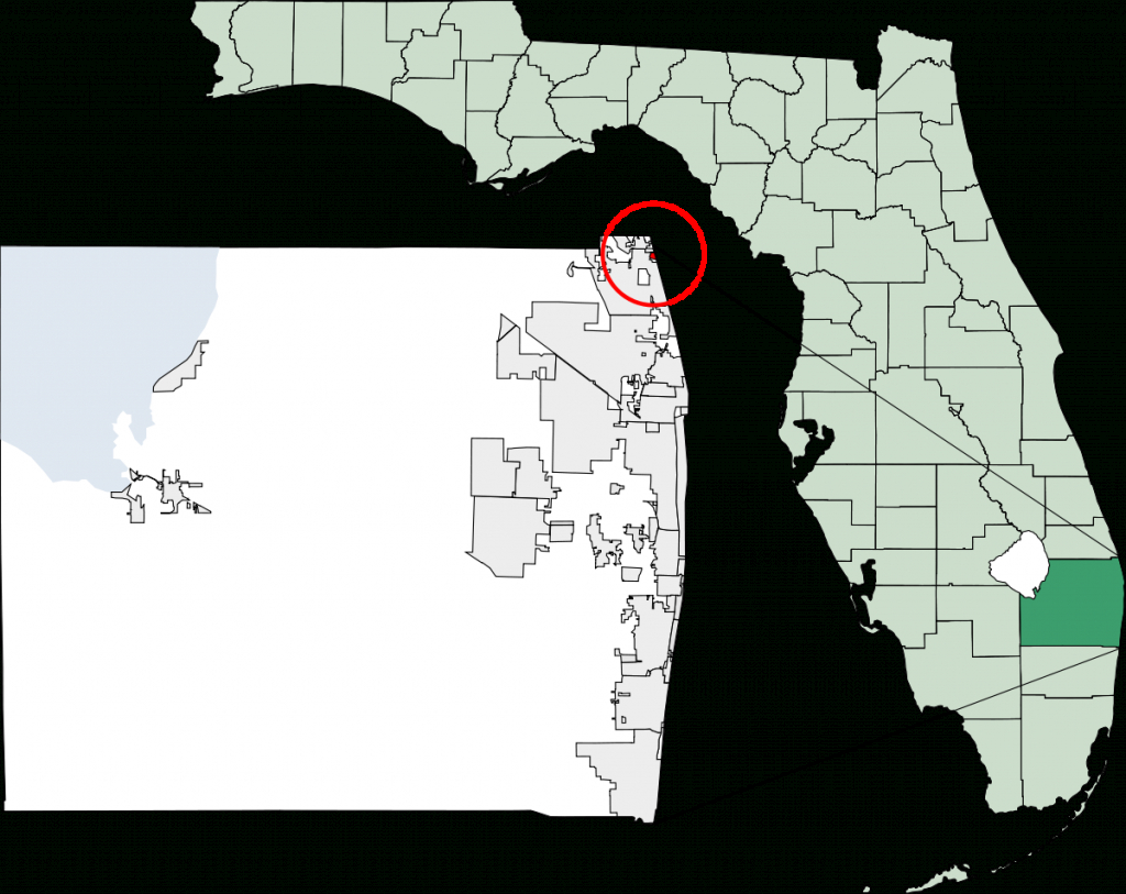 Jupiter Inlet Colony, Florida - Wikipedia - Jupiter Inlet Florida Map