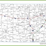 Kansas Road Map   Printable Kansas Map With Cities