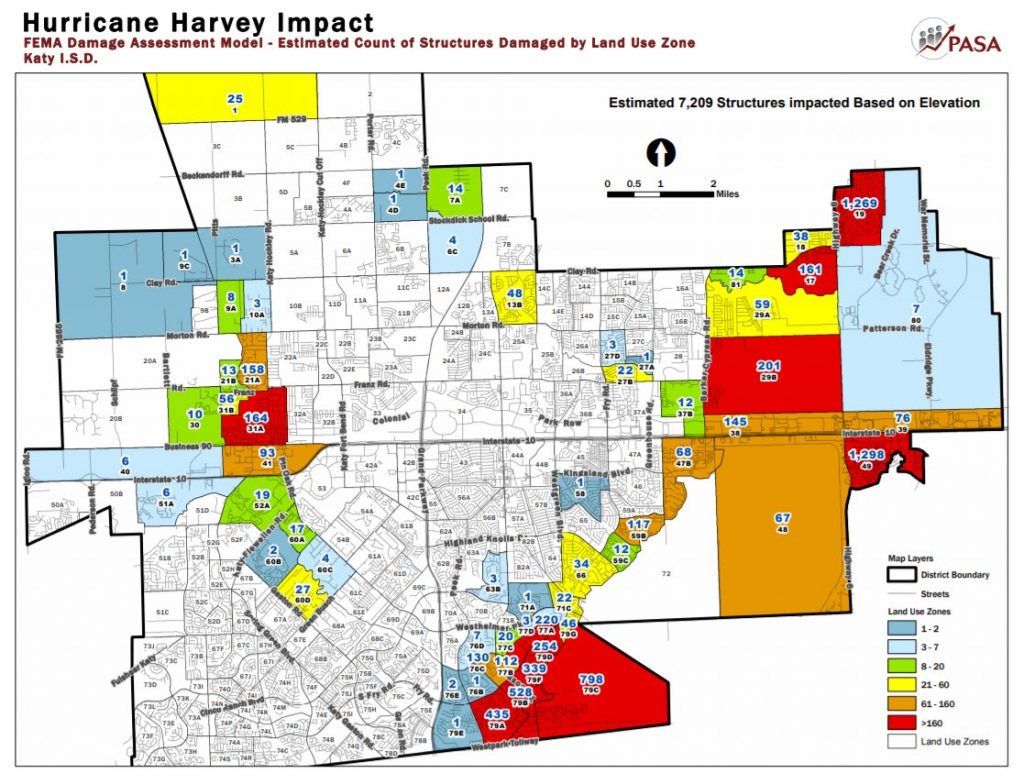 Katy Flood Zones - Katy Texas Map