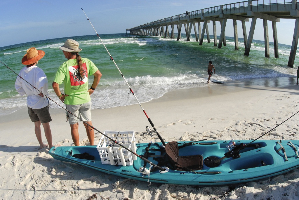 Kayaking Offshore - Texas Oil Rig Fishing Map