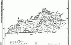 Printable Map Of Kentucky Counties