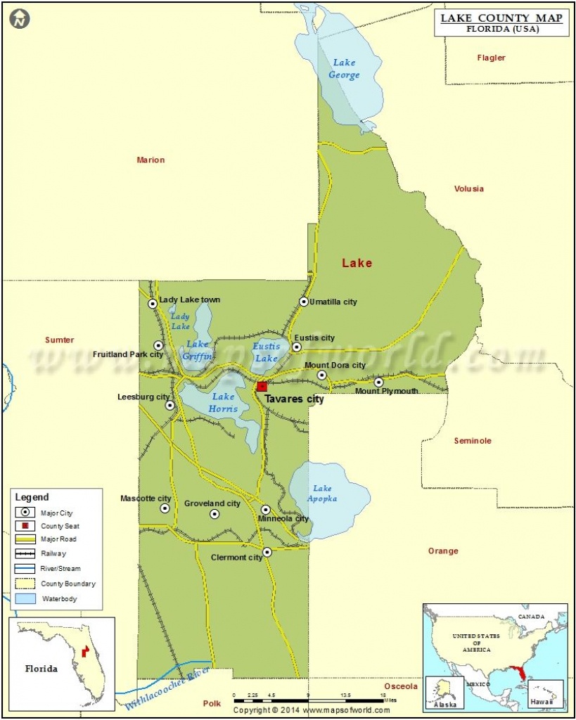 Lake County Map | #maps | County Map, Map, County Seat - Map Of Lake County Florida