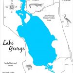 Lake George, Florida   Wood Laser Cut Map | Lake George Florida   Lake George Florida Map