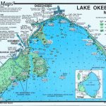 Lake Okeechobee Map | Lake Okeechobee North (North End & Lakeport   Lake Okeechobee Florida Map