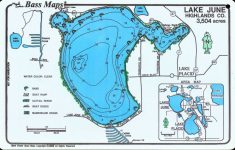 Florida Fishing Lakes Map