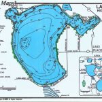 Lakes Placid / June Bass Map (2 Sided Map)   Mark Evans Maps   Lake Placid Florida Map
