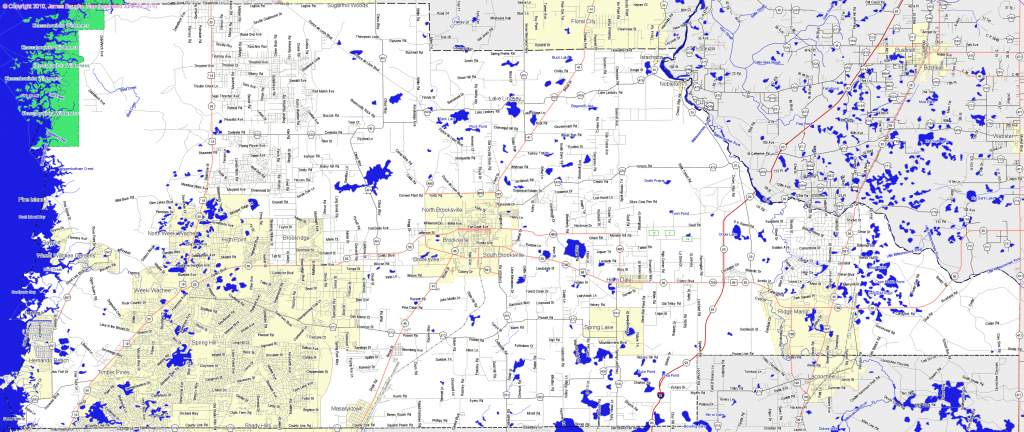 Landmarkhunter | Hernando County, Florida - Map Of Hernando County Florida