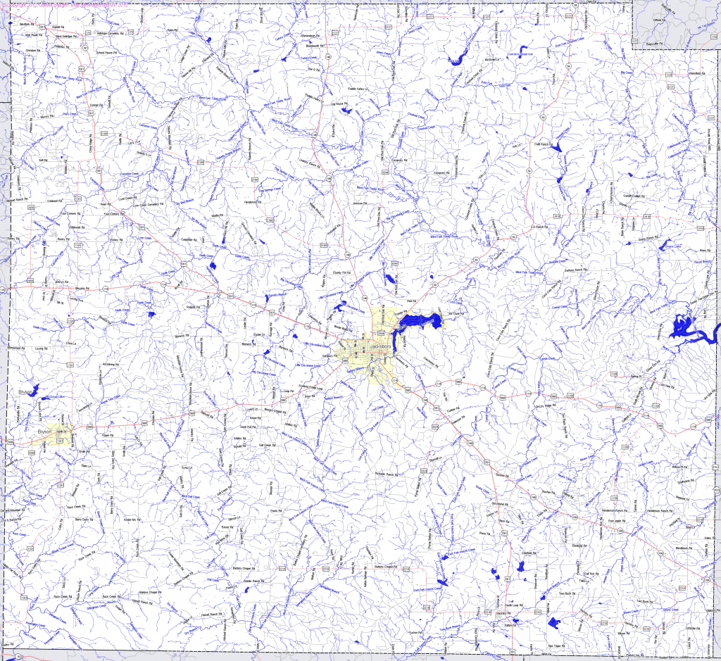 Landmarkhunter | Jack County, Texas - Jack County Texas Map