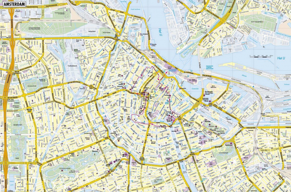 Large Amsterdam Maps For Free Download And Print | High-Resolution - Amsterdam Street Map Printable