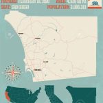 Large And Detailed Map Of San Diego County In California.   Detailed Map Of San Diego California