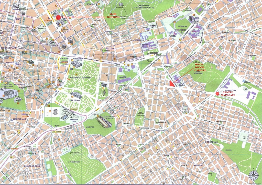 Large Athens Maps For Free Download And Print | High-Resolution And - Printable Aerial Maps