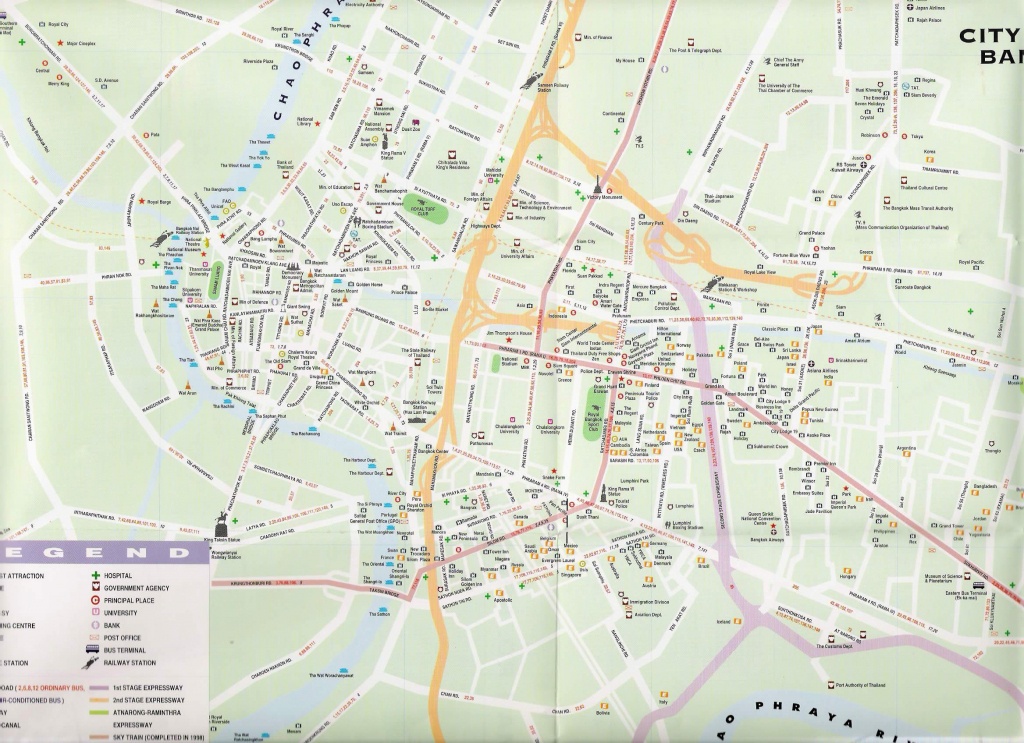 Large Bangkok Maps For Free Download And Print | High-Resolution And - Bangkok Tourist Map Printable