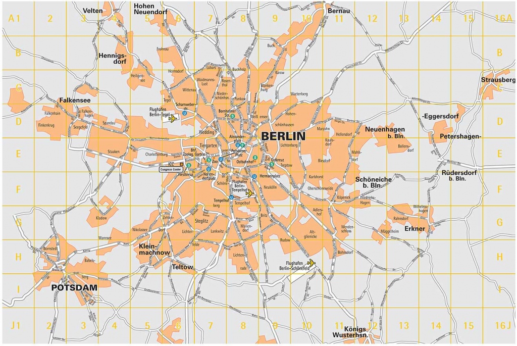 Large Berlin Maps For Free Download And Print | High-Resolution And - Printable Map Of Berlin