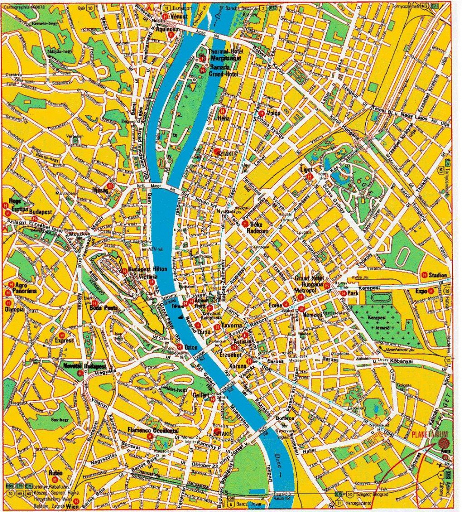 Large Budapest Maps For Free Download And Print | High-Resolution - Budapest Tourist Map Printable