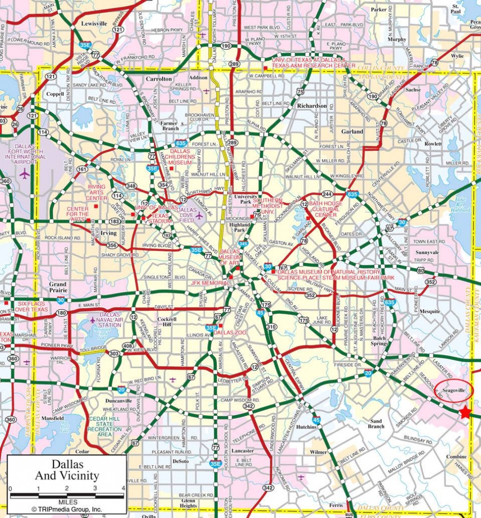 Large Dallas Maps For Free Download And Print | High-Resolution And - Printable Map Of Dallas Fort Worth Metroplex