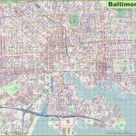 Large Detailed Map Of Baltimore   Printable Map Of Baltimore