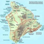 Large Detailed Map Of Big Island Of Hawaii With Roads And Cities   Big Island Map Printable