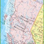 Large Detailed Map Of British Columbia With Cities And Towns   Printable Road Map Of Canada