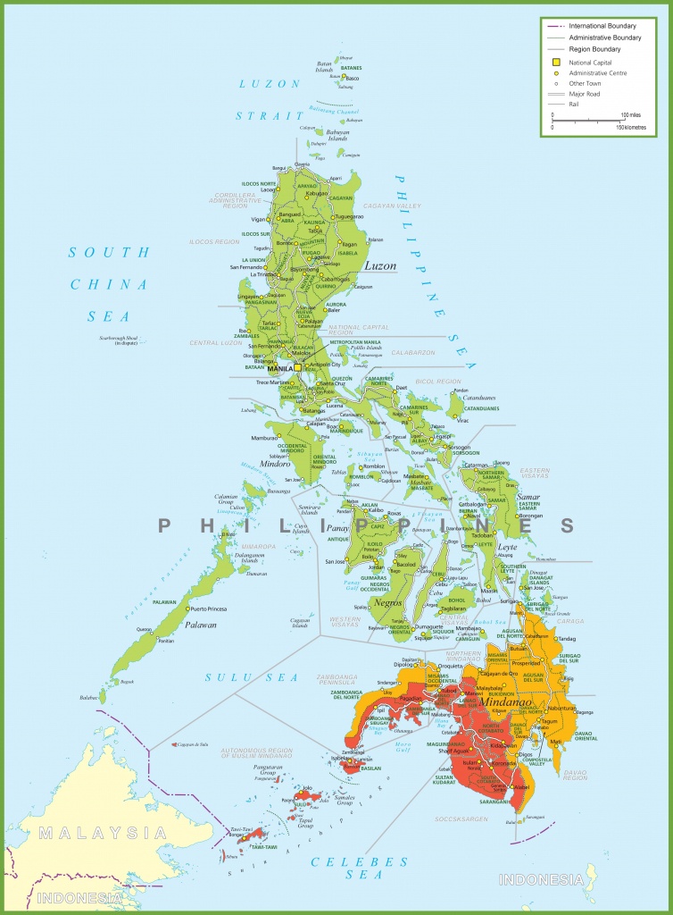 Printable Map Of The Philippines - Printable Maps