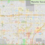 Large Detailed Map Of Rancho Cucamonga   Rancho Cucamonga California Map
