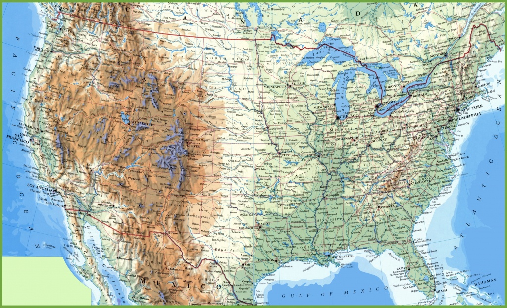 Large Detailed Map Of Usa With Cities And Towns - Printable Map Of Usa States And Cities