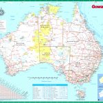 Large Detailed Road Map Of Australia. Australia Large Detailed Road   Printable Map Of Australia