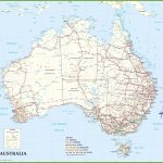 Large Detailed Road Map Of Australia Queensland 8   World Wide Maps   Queensland Road Maps Printable