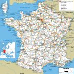 Large Detailed Road Map Of France With All Cities And Airports   Printable Map Of France Regions
