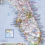 Large Detailed Roads And Highways Map Of Florida State With All   Detailed Road Map Of Florida