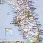 Large Detailed Roads And Highways Map Of Florida State With All   Large Detailed Map Of Florida
