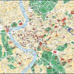 Large Detailed Street Map Of Rome City Center. Rome City Center   Street Map Rome City Centre Printable