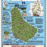 Large Detailed Tourist Map Of Barbados. Barbados Large Detailed   Printable Map Of Barbados